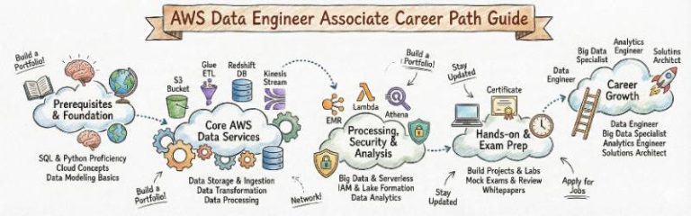 Data Engineer Path Way AWS Data Engineer Associate Career Path Guide - Robots Ops