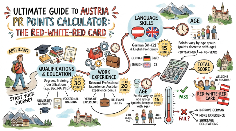 Pr Point System Table Ultimate Guide to Austria PR Points Calculator: The Red-White-Red Card ...